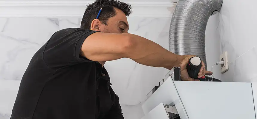Precision In-wall Dryer Vent Cleaning & Rerouting Corrections in Palm Beach Gardens, FL